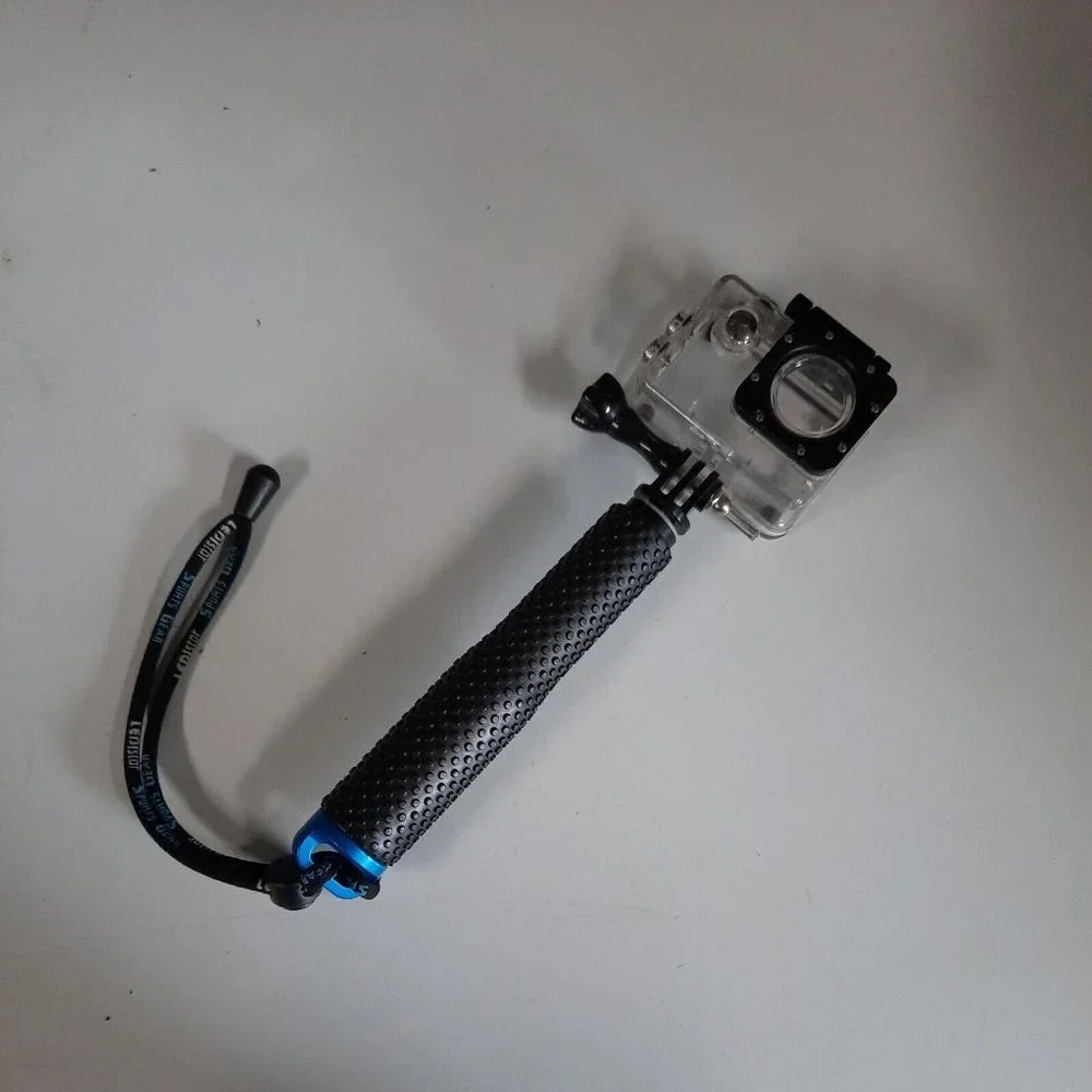 Single Handle Handheld Sport Action Camera Case Hand Grip Pole Stick